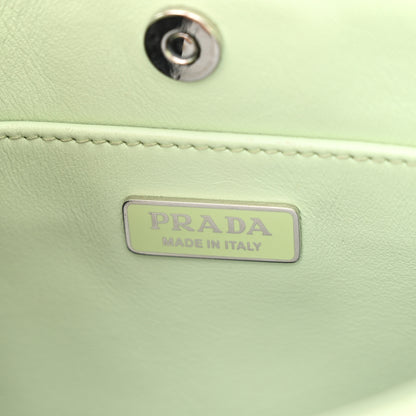 Prada Spazzolato Cleo Shoulder Bag Acqua 6 of 12