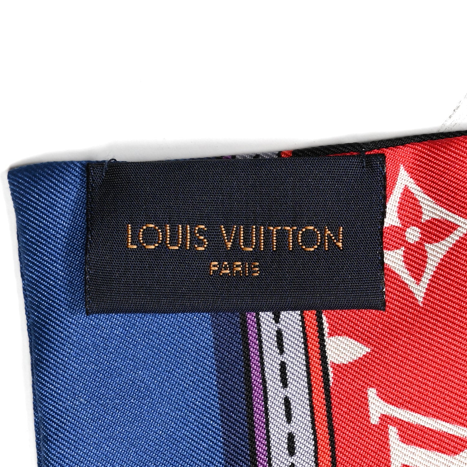 Louis Vuitton Silk Monogram Superstition Bandeau Black 4 of 4