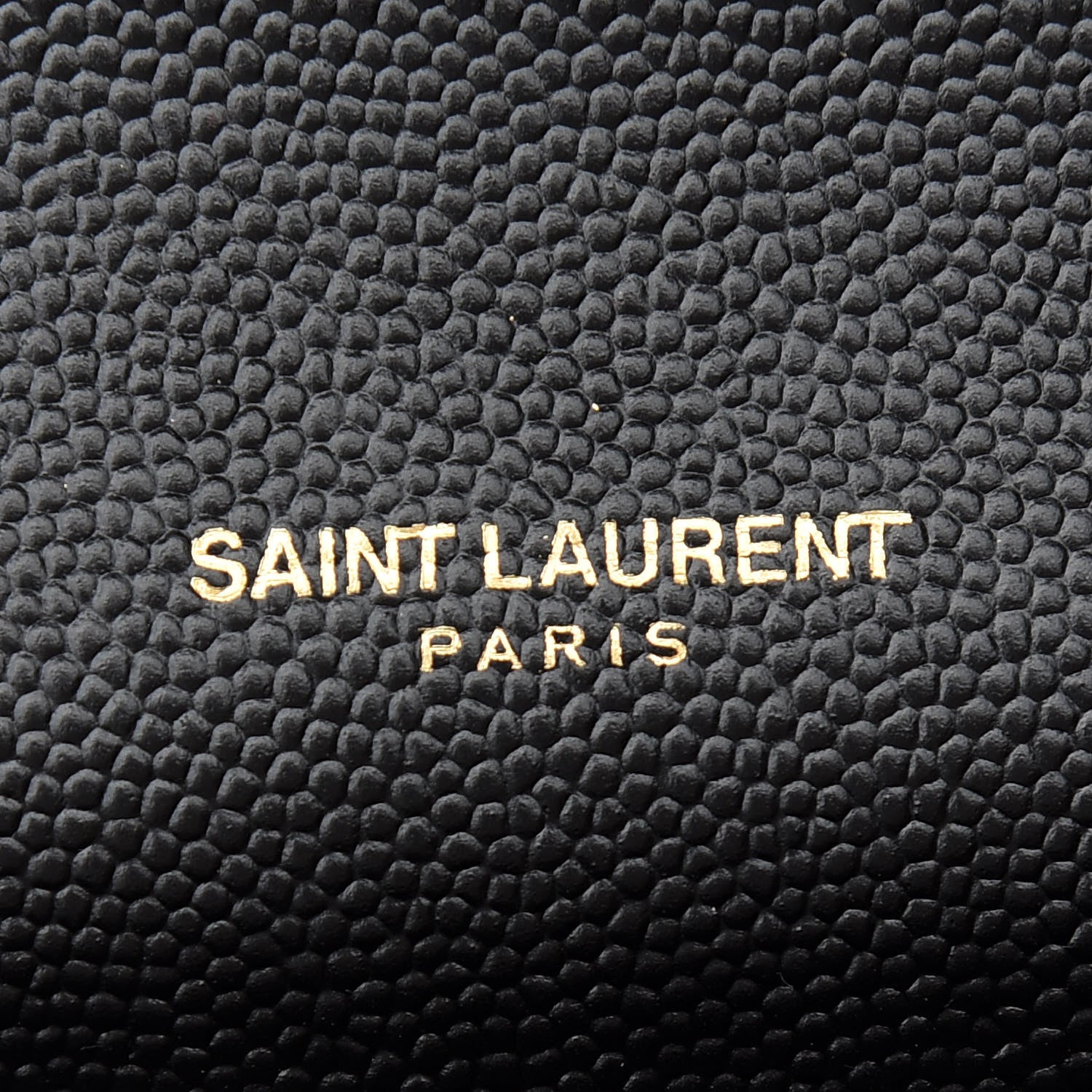 Saint Laurent Grain De Poudre Monogram Cassandra Chain Wallet Black Rouge Legion 6 of 9