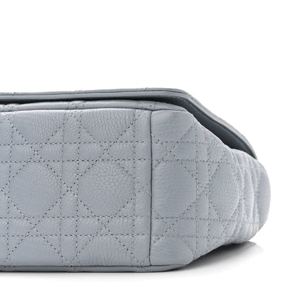 Christian Dior Supple Calfskin Cannage Medium Caro Bag Ethereal Grey 10 of 13