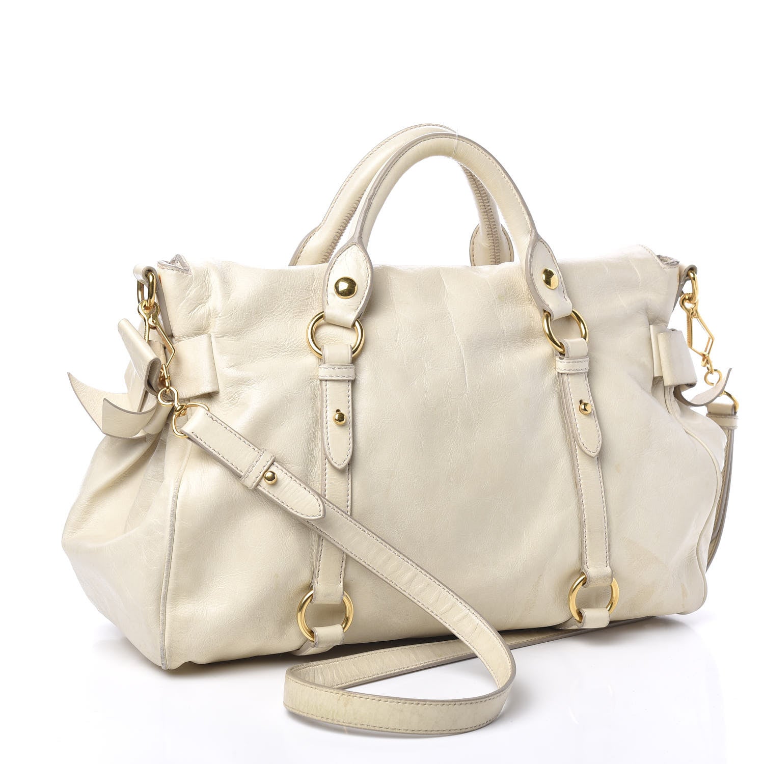 Miu Miu Vitello Bow Bag Cammeo 2 of 15