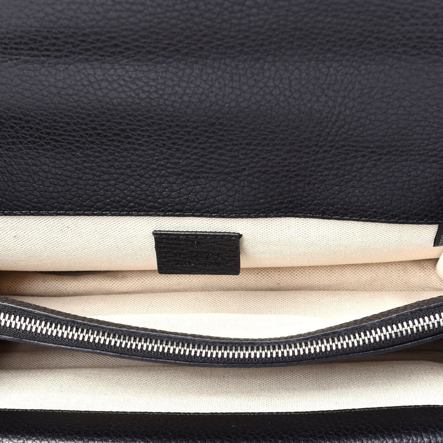 Pebbled Calfskin Small Dionysus Shoulder Bag Black