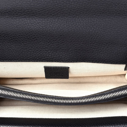 Gucci Pebbled Calfskin Small Dionysus Shoulder Bag Black 6 of 10