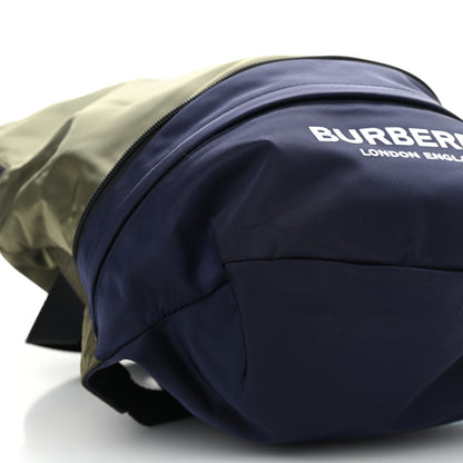 Burberry Nylon Rex Convertible Backpack Bum Bag Blue Green 14 of 17