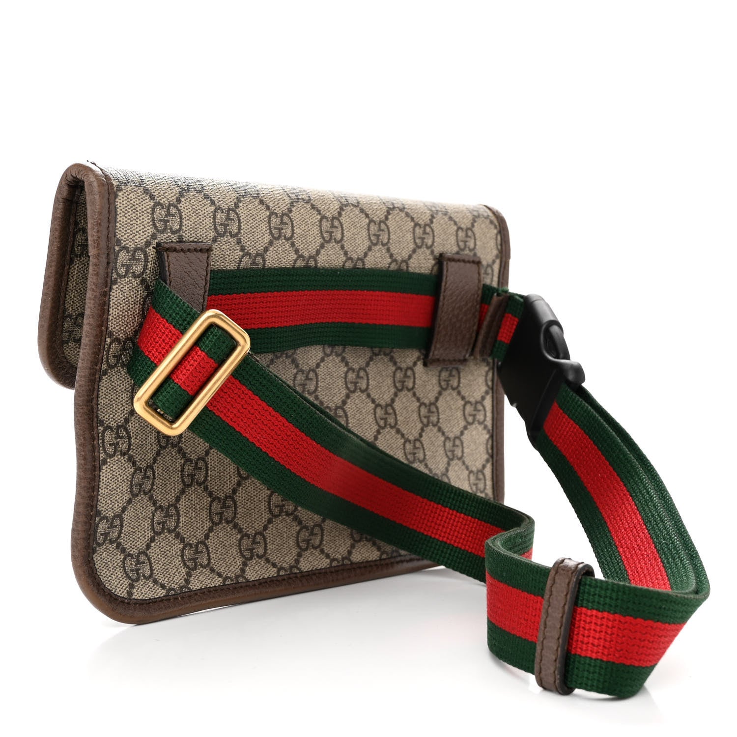 Gucci GG Supreme Monogram Neo Vintage Web Belt Bag Brown 3 of 15