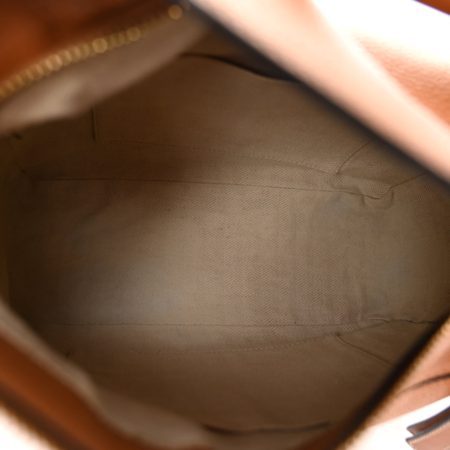 Grained Calfskin Small Puzzle Bag Tan