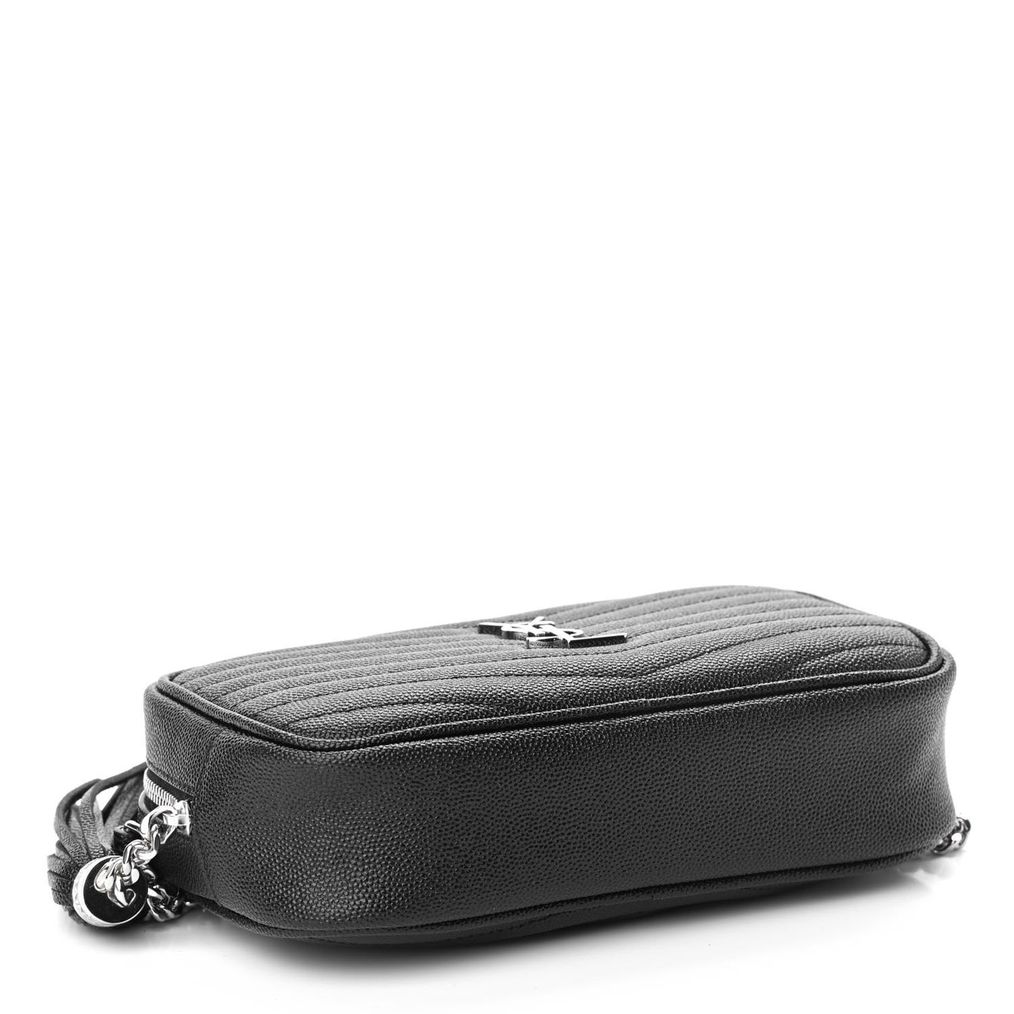 Grain De Poudre Matelasse Monogram Mini Lou Camera Bag Black