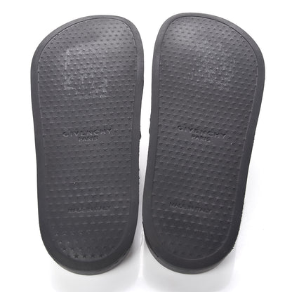 Givenchy Rubber Logo Pool Slide Sandals 39 Black 5 of 8