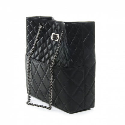 Chanel Iridescent Calfskin Reissue 2.55 Tote Black 3 of 8