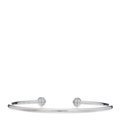 Piaget 18K White Gold Diamond Thin Possession Open Bangle Bracelet 3 of 5
