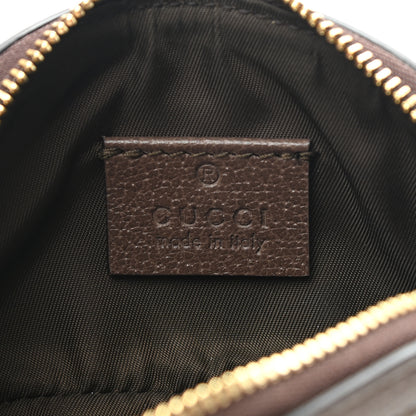 Gucci GG Supreme Monogram Web Ophidia Dome Key Pouch Beige New Acero 6 of 8
