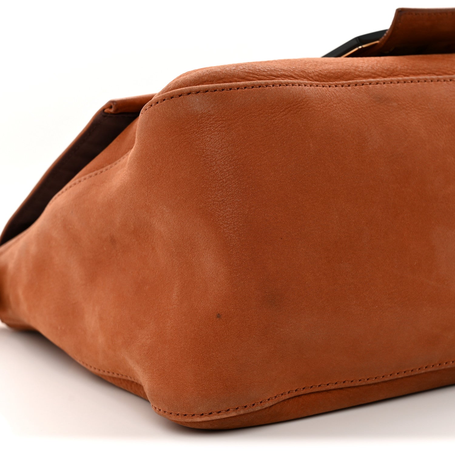 Fendi Vitello Savana Big Forever Mama Baguette Brown 9 of 13