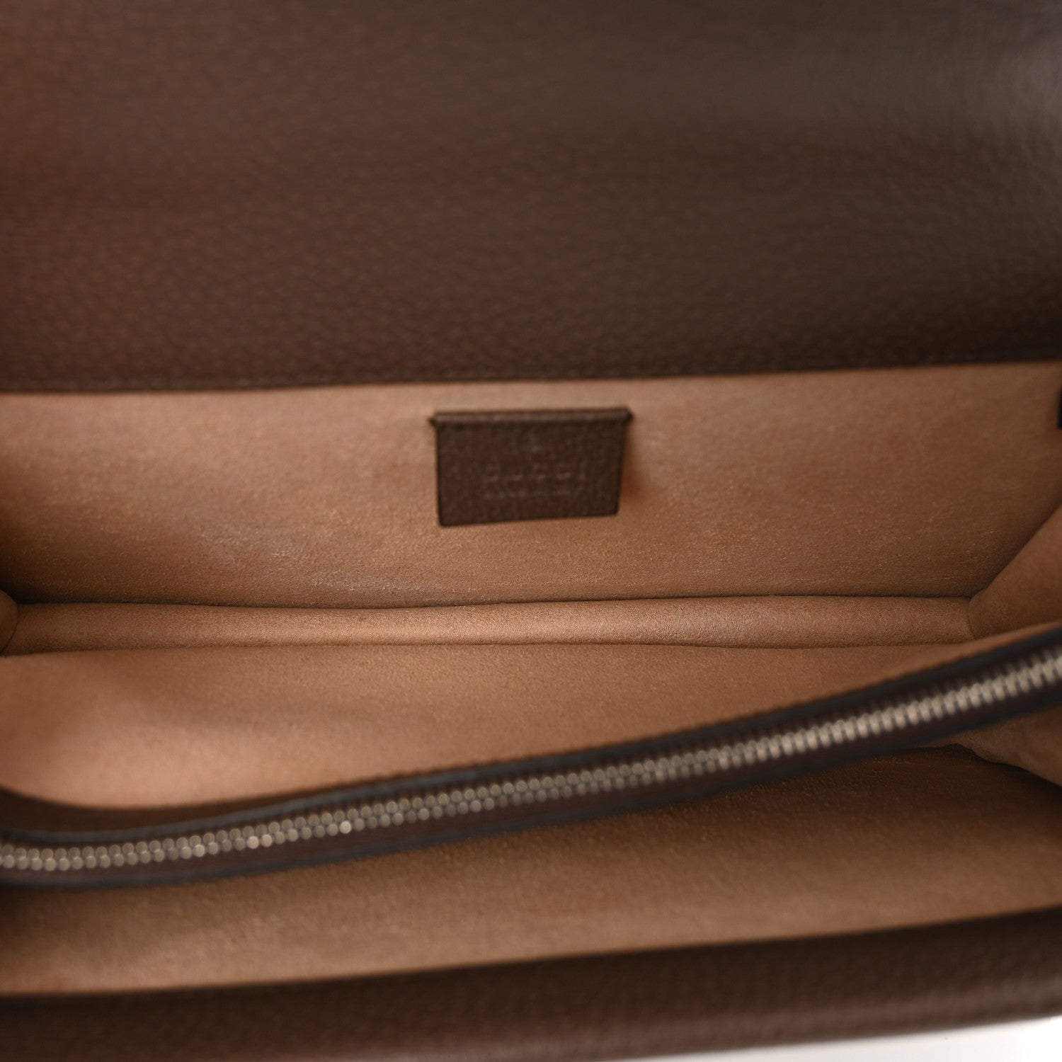 Gucci GG Supreme Monogram Textured Dollar Calfskin Top Handle Dionysus Shoulder Bag Beige Ebony New Acero 5 of 10