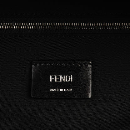 Fendi Nylon Calfskin Shearling Emoticon Backpack Black 6 of 7