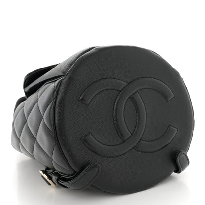 Chanel Caviar Quilted Pockets Backpack Black 4 of 12