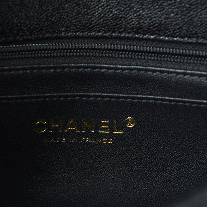 Chanel Caviar Quilted Mini Top Handle Rectangular Flap Black 6 of 11