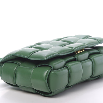 Bottega Veneta Nappa Maxi Intreccio Padded Cassette Crossbody Bag Racing Green 6 of 12