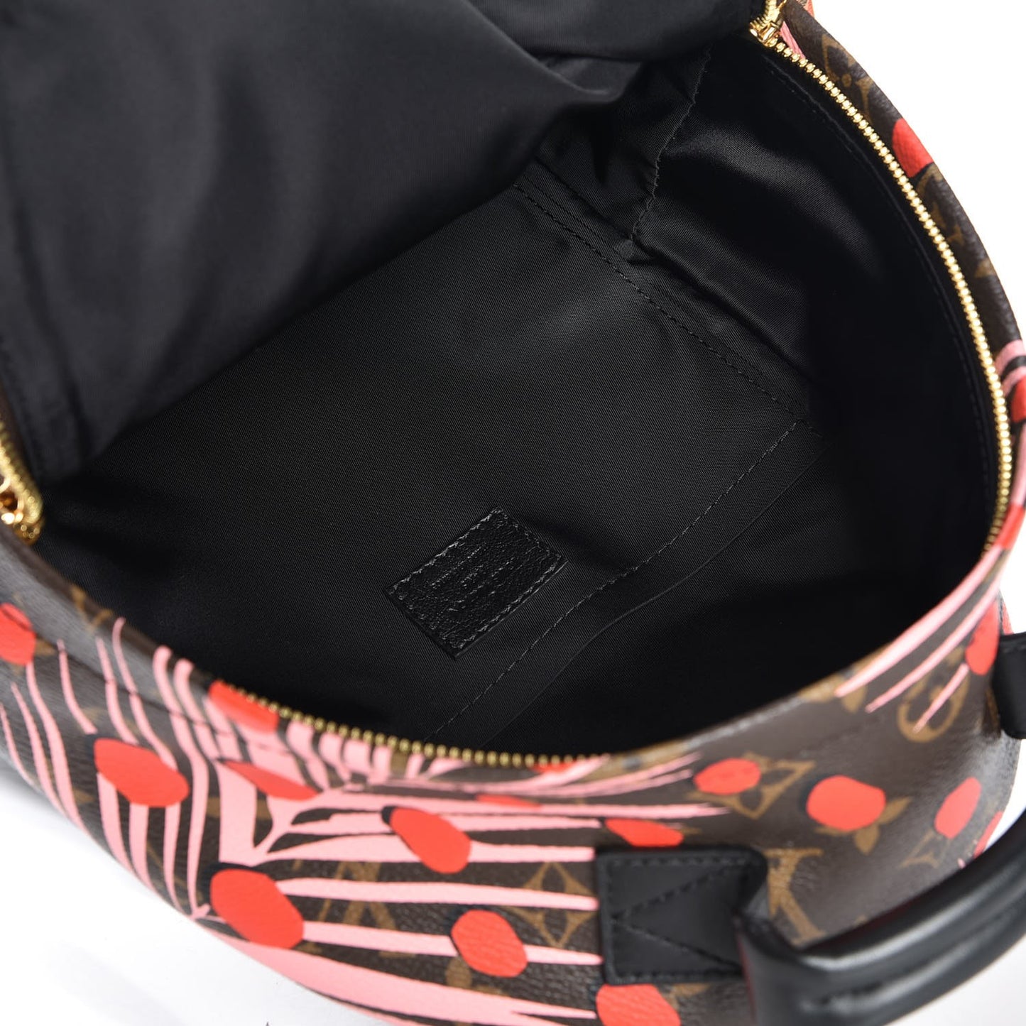 Monogram Jungle Dots Palm Springs Backpack PM Sugar Pink Poppy