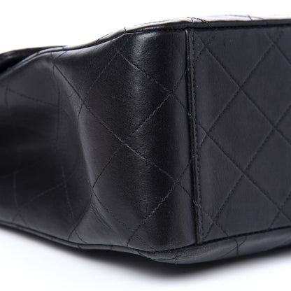 Chanel Lambskin Quilted XL Jumbo Single Flap Black 7 of 9