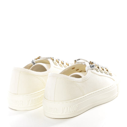 Christian Dior Canvas Walk'n Dior Low Top Sneakers 36 White 5 of 10