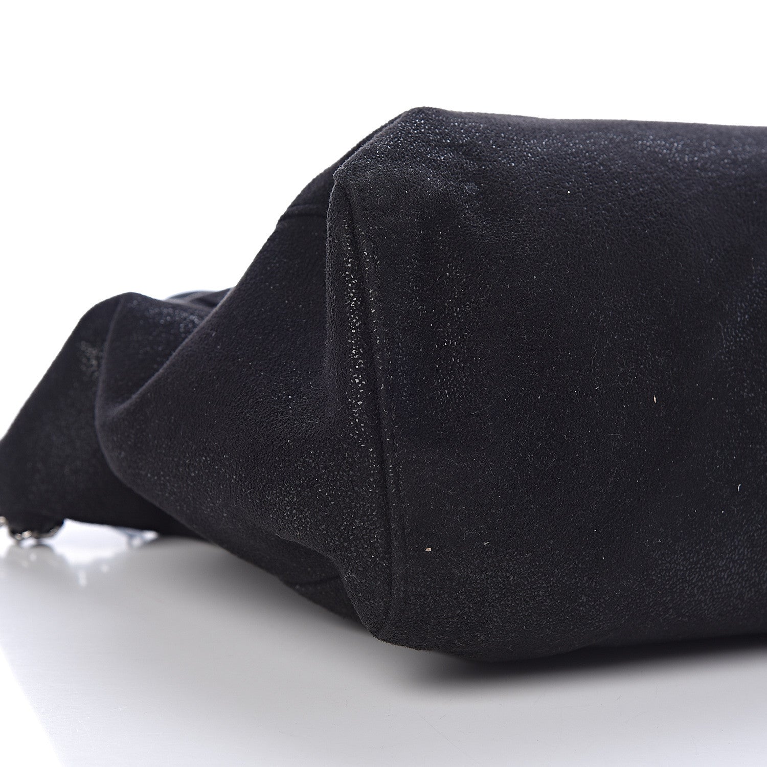 Stella McCartney Shaggy Deer Falabella East West Shopper Tote Black 8 of 9