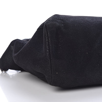 Stella McCartney Shaggy Deer Falabella East West Shopper Tote Black 8 of 9