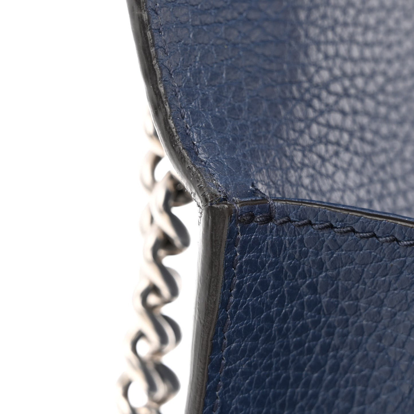 Dollar Calfskin Crystal Small Dionysus Shoulder Bag Blue Agata Montana Sapphire