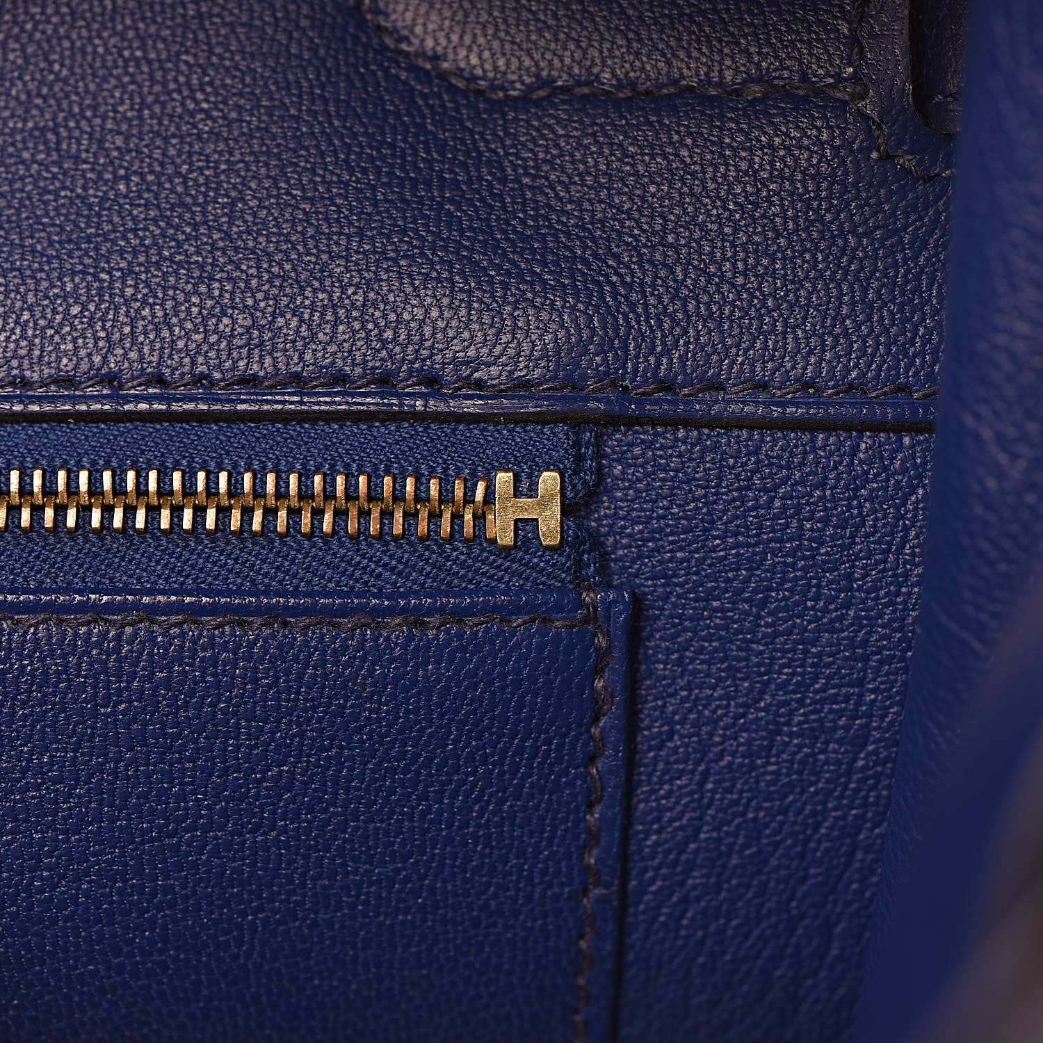 Hermes Taurillon Clemence Birkin 35 Bleu Saphir 14 of 37