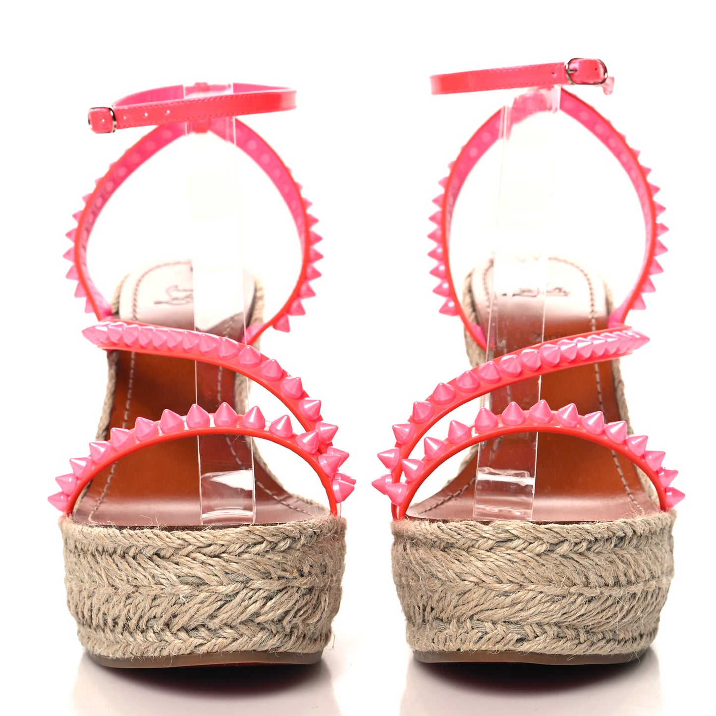 Patent Mafaldina 120 Wedge Sandals 41 Pink