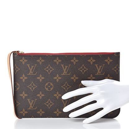 Louis Vuitton Monogram Neverfull MM GM Pochette Cherry 2 of 6