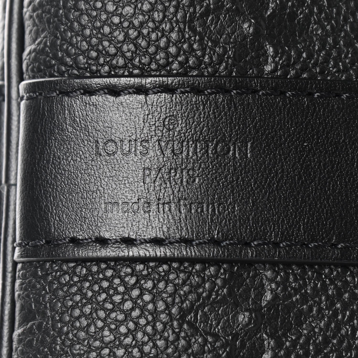 Louis Vuitton Empreinte Monogram Giant Keepall Bandouliere 45 Black 5 of 11