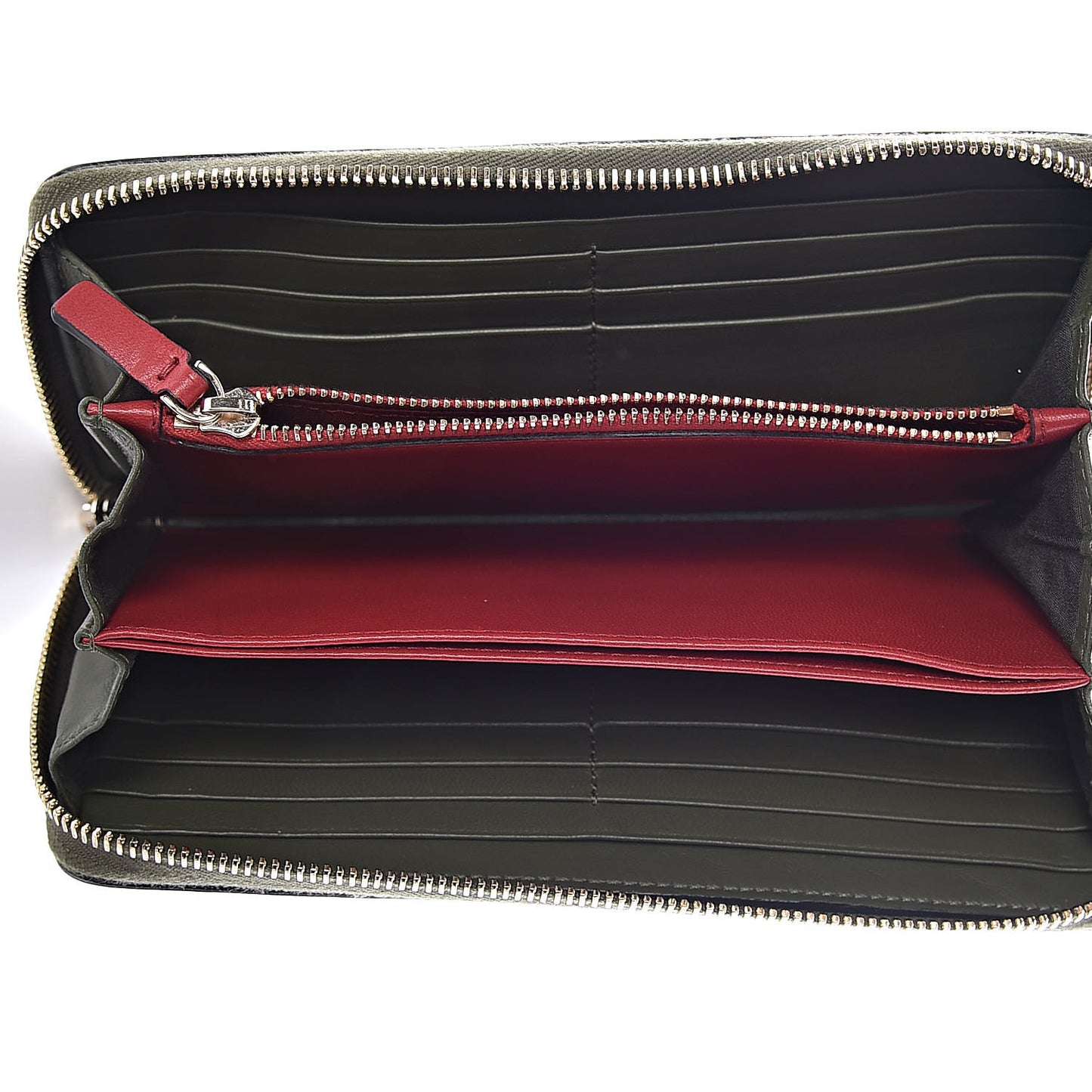 Nappa Rockstud Spike Zip Around Wallet Oasis