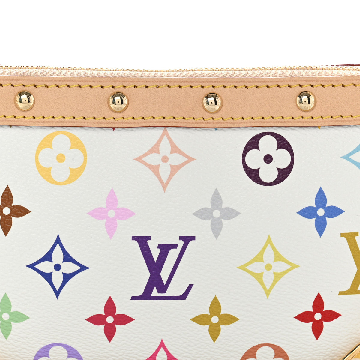 Louis Vuitton LV X TM Monogram Multicolor Pochette Accessories White 7 of 10