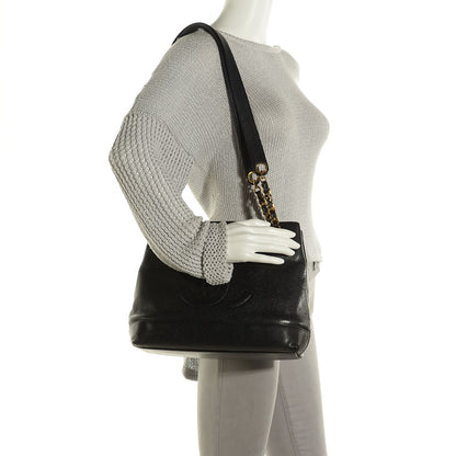 Chanel Caviar CC Shoulder Bag Black 2 of 7