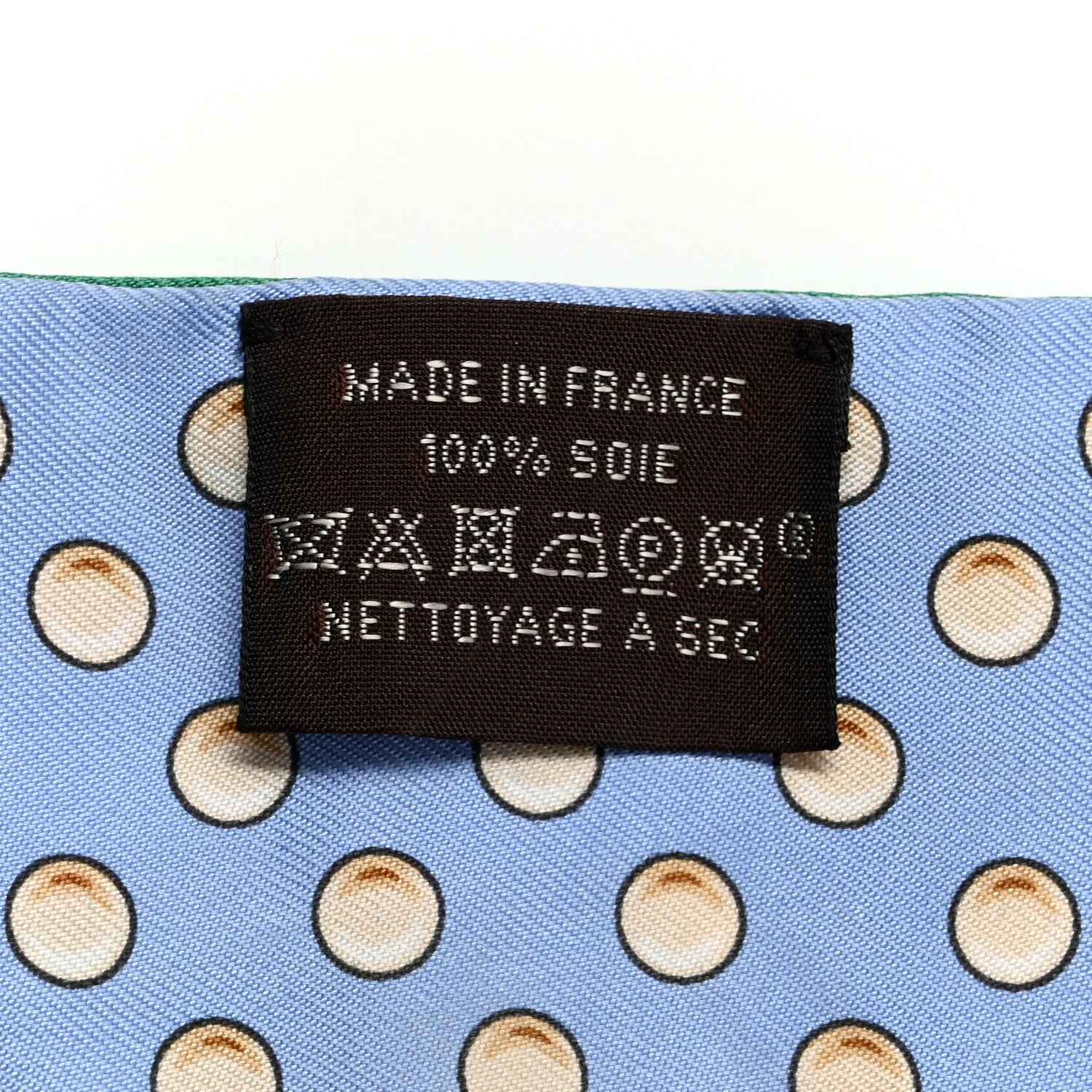 Hermes Silk Grand Tralala Twilly Bleu Ciel Vert 3 of 6