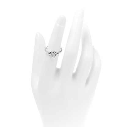 David Yurman Sterling Silver Diamond Petite Starburst Ring 52 6 2 of 4