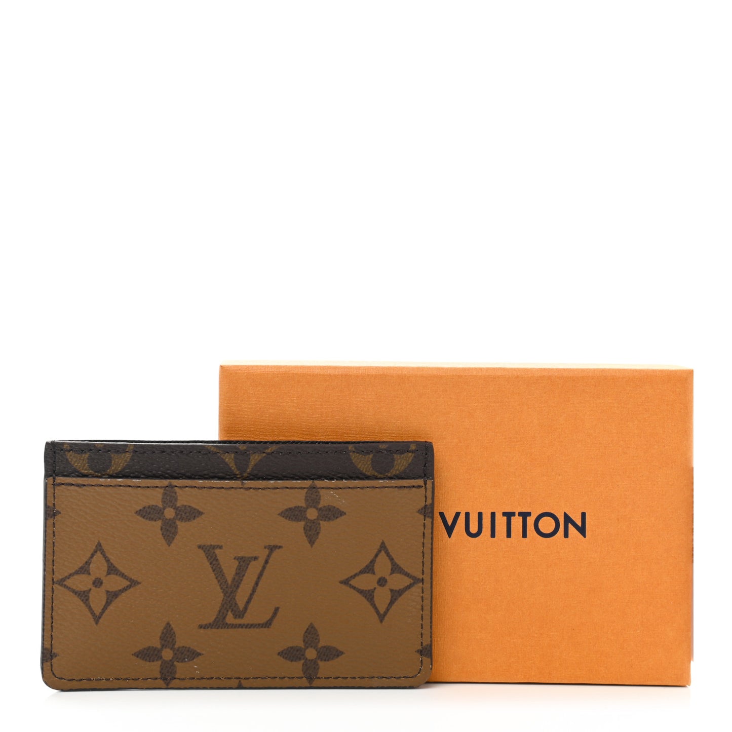 Reverse Monogram Card Holder