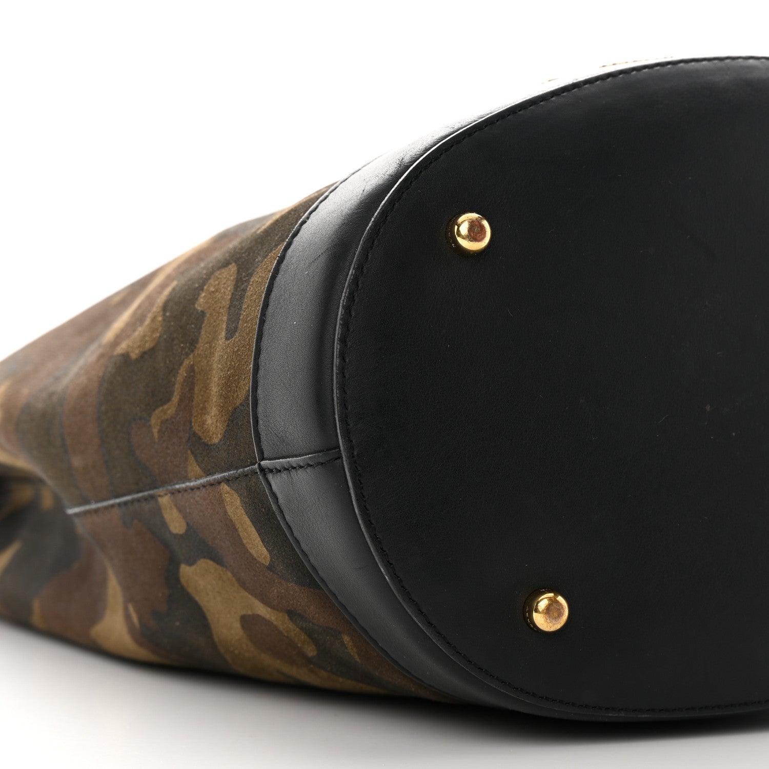 Burberry Calfskin Suede Camouflage Hobo Bag Multicolor 9 of 18