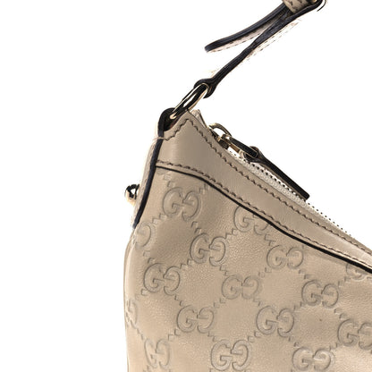 Gucci Guccissima Biba Studded Hobo Off White 9 of 13