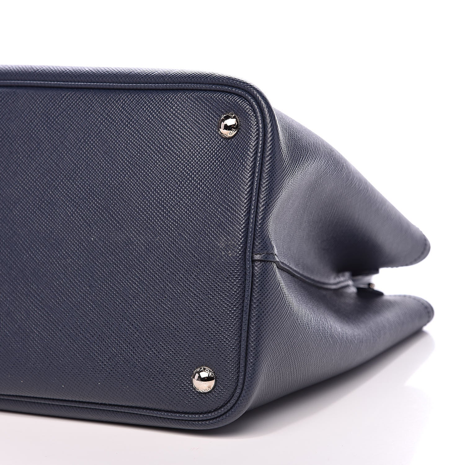 Prada Saffiano Cuir Medium Double Handle Tote Baltico Astrale 9 of 11