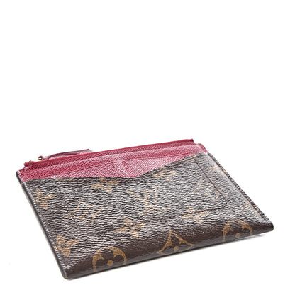 Louis Vuitton Monogram Zipped Card Holder Fuchsia 4 of 7