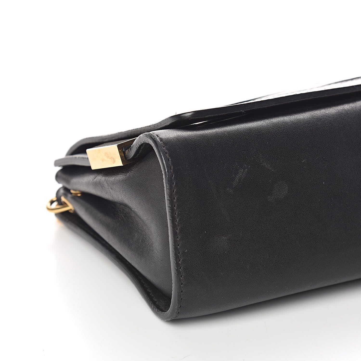 Chloe Lambskin Medium Elle Chain Clutch Black 8 of 9