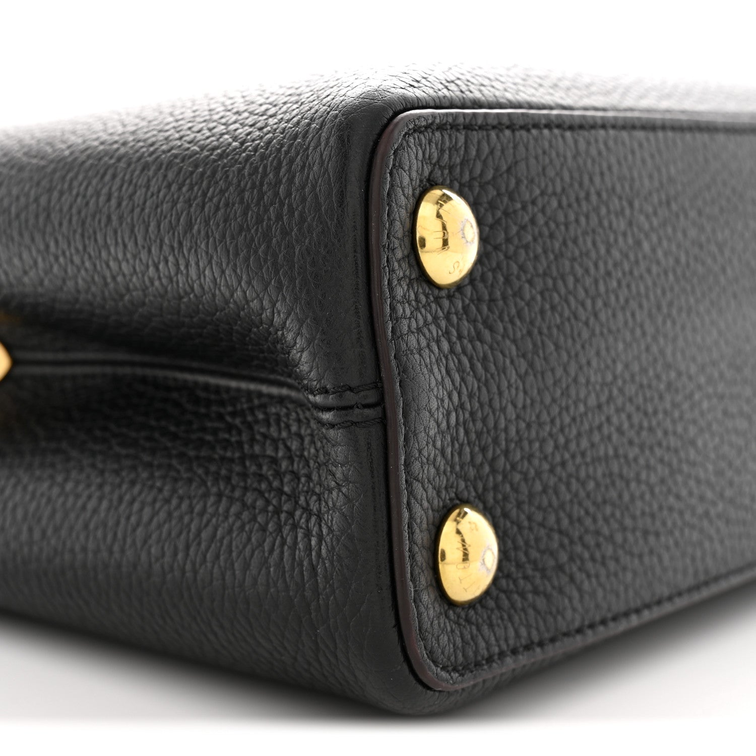 Louis Vuitton Taurillon Capucines BB Black 8 of 9