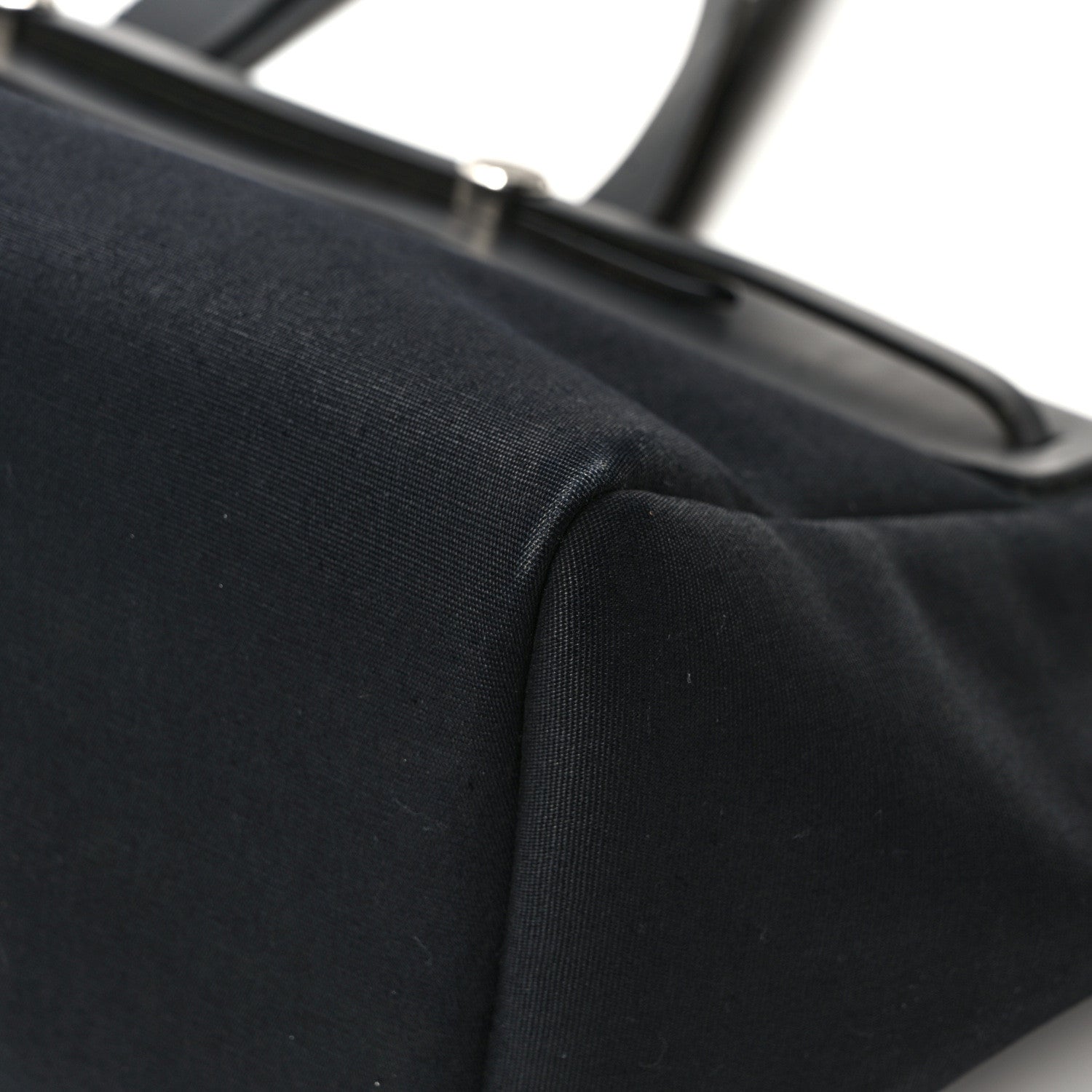 Hermes Toile Vache Hunter Herbag Cabas MM Black 10 of 16