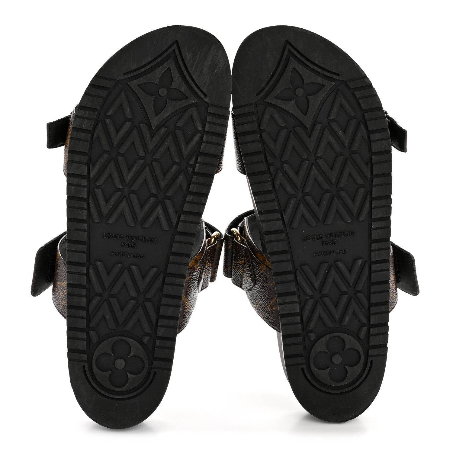 Louis Vuitton Monogram Bom Dia Mule Sandals 39 Black 6 of 10