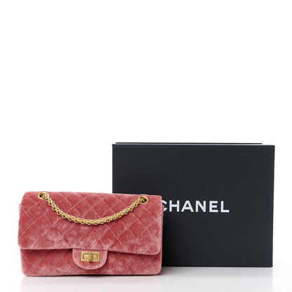 Chanel Velvet Quilted 2.55 Reissue 225 Flap Pink 11 of 11