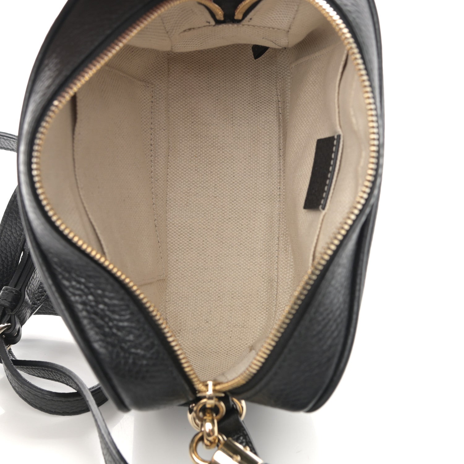Gucci Pebbled Calfskin Small Soho Disco Bag Black 5 of 10