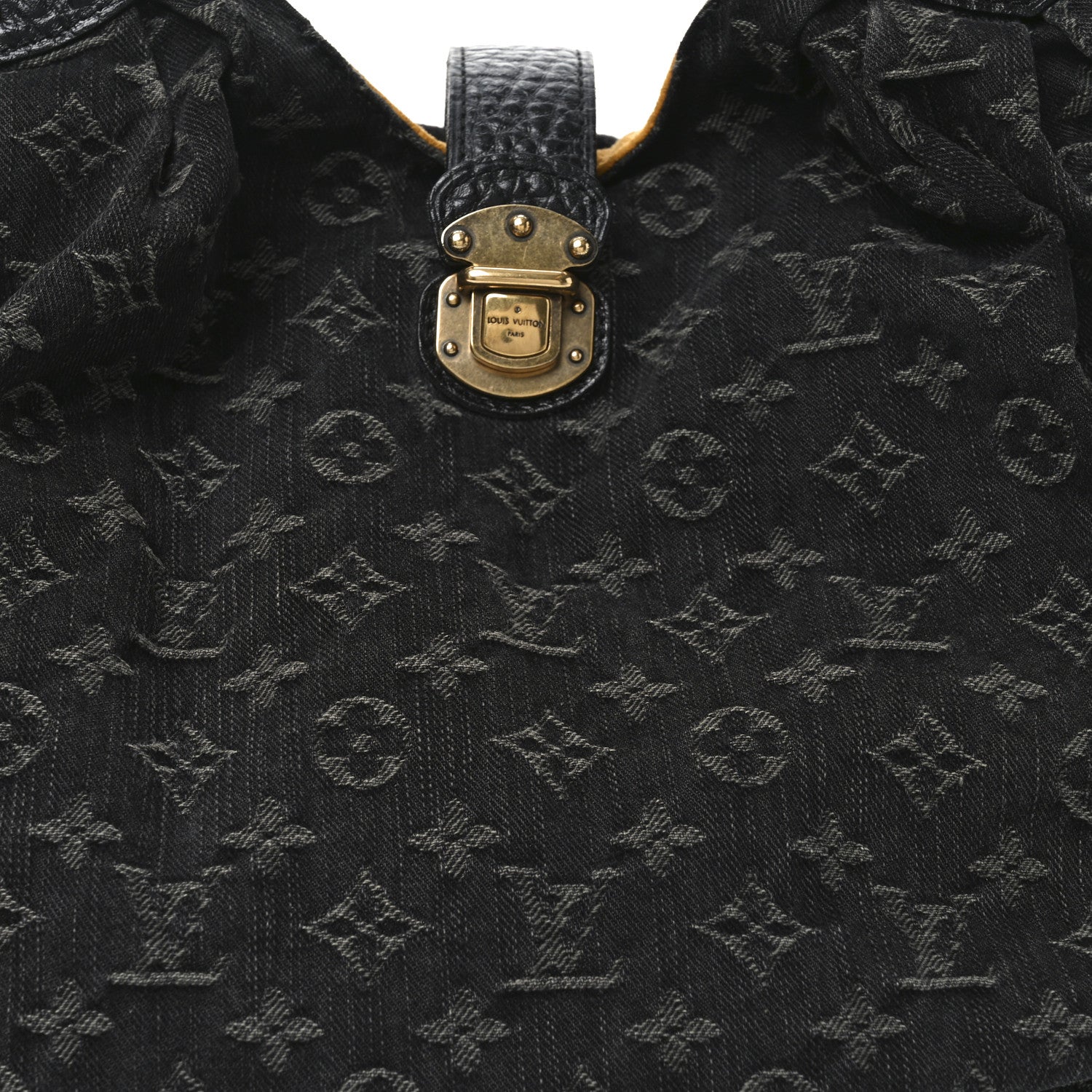 Louis Vuitton Denim Mahina XL Black 7 of 10