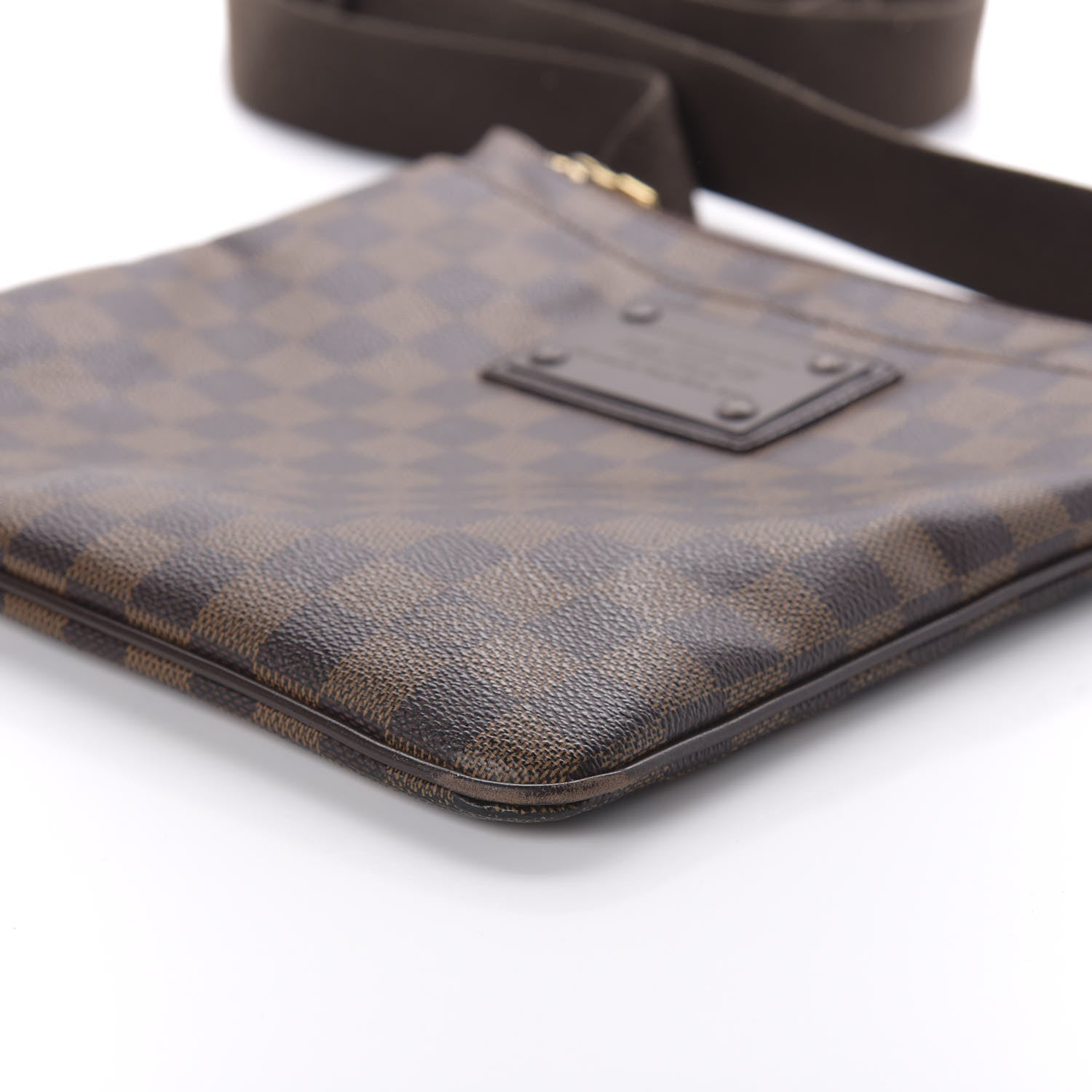 Louis Vuitton Damier Ebene Brooklyn Flat Pochette 7 of 9