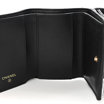 Chanel Caviar Quilted Small Boy Flap Wallet Black 5 of 11